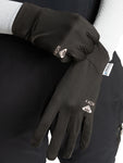 Roxy Womens HydroSmart Snowboard/Ski Glove Liner - True Black