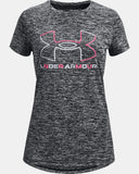 Under Armour Girls' UA Tech™ Big Logo Twist Short Sleeve