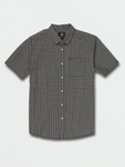 Volcom Mens Mini Check Woven S/S Shirt