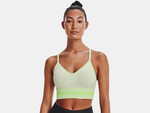 Under Armour Women's UA Seamless Low Long Heather Sports Bra