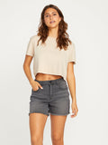 Volcom Womens Stone Step Hirise Shorts