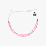 Pura Vida Pink Pura Shell Cord Bracelet ~ Neutral