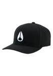 Nixon Deep Down Snapback Hat - Black / White