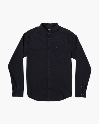 RVCA Boys That'll Do Stretch Long Sleeve Button-Up Shirt