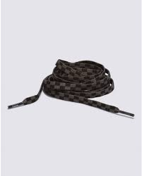 Vans Laces 45" - Black Charcoal Checkerboard