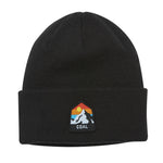 Coal The Peak Mountain Patch Beanie - Black