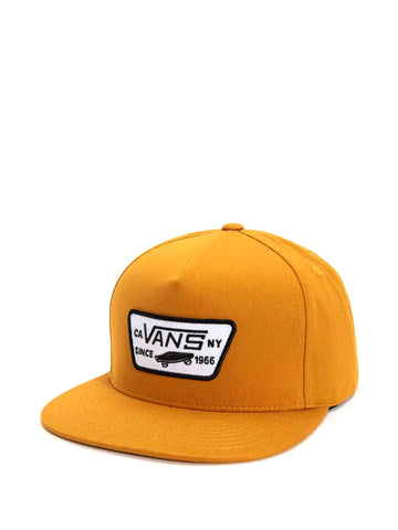 Vans Mens Full Patch Snapback Hat - Golden Yellow